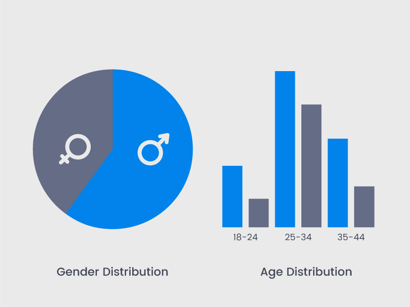 Market research demographics for core user groups
